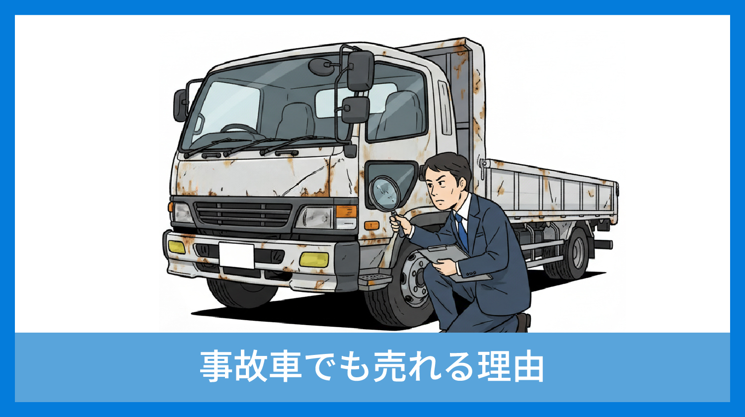 事故車でも売れる理由