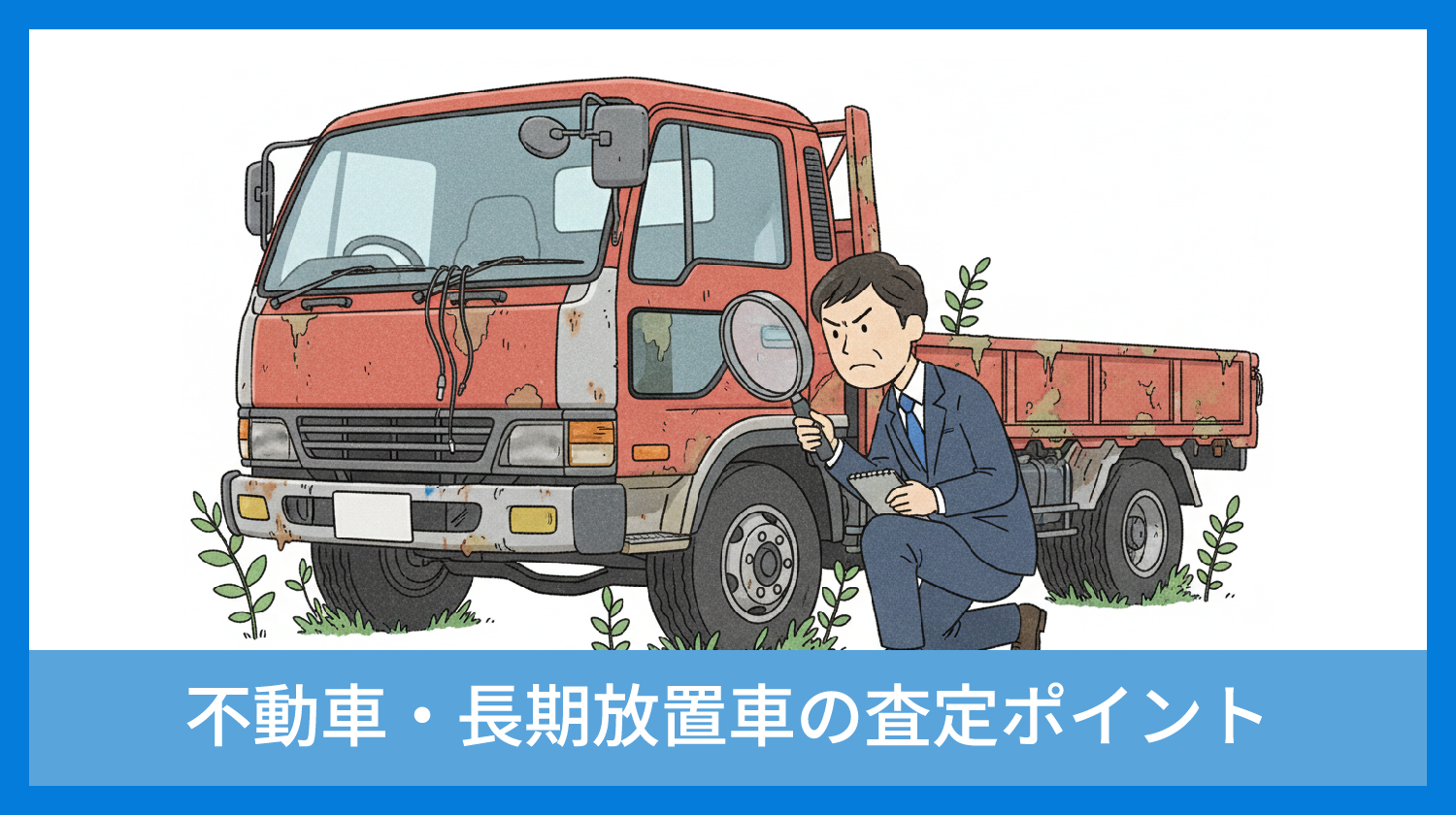 不動車・長期放置車の査定ポイント