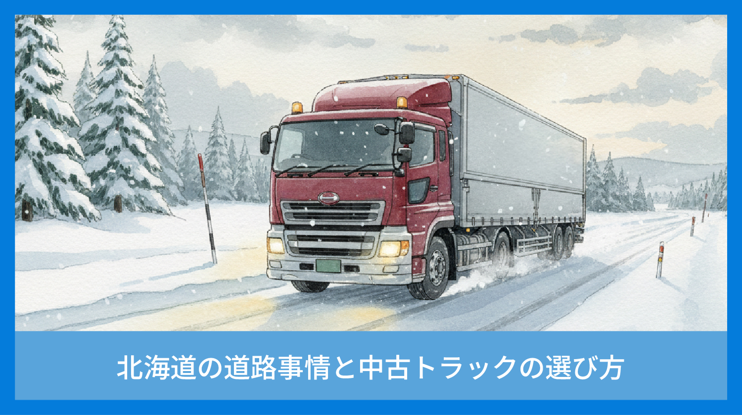 北海道の道路事情と中古トラックの選び方｜UpStream